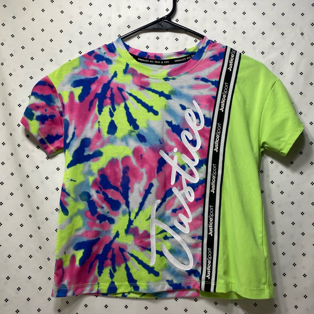 Justice sports blouse